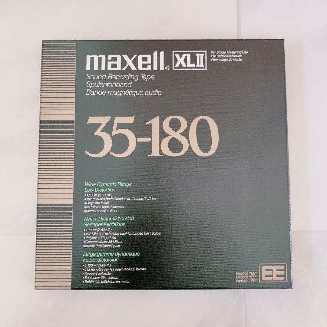 オープンリールテープ　マクセル　maxell 35-180 XLI XLII
