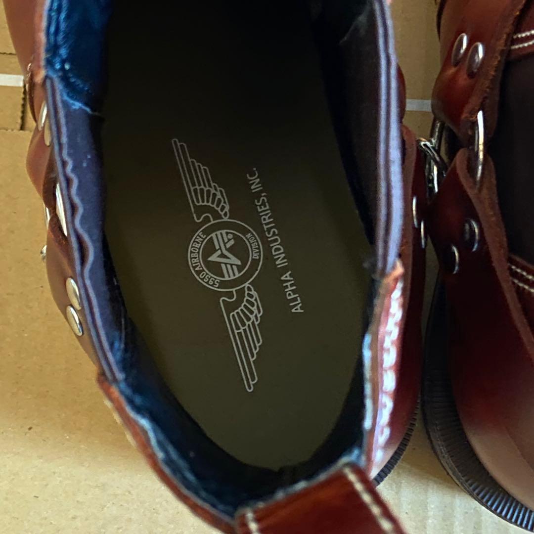 L*s様 アルファインダストリーズ サイドゴアブーツ リングブーツ メンズ