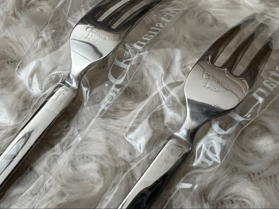 ディオール カトラリーセット　スプーン＆フォークセット〈10本セット〉ケースなし