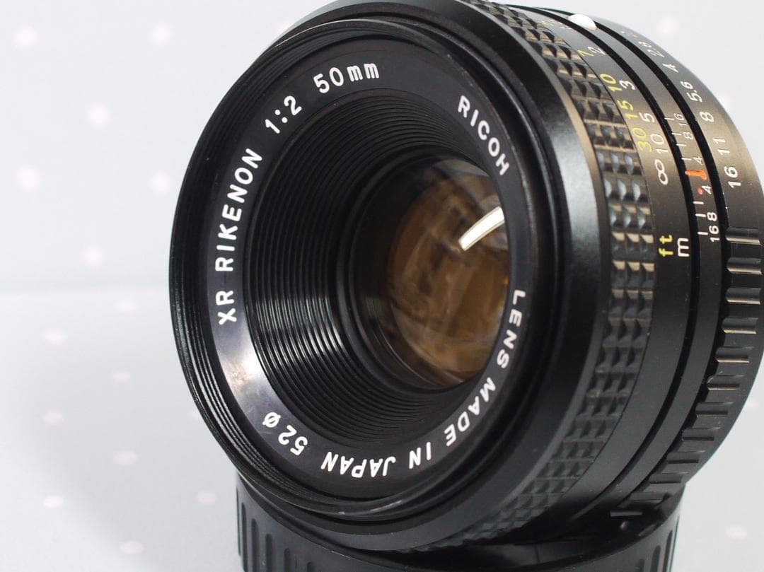 【美品】 リコー RICOH XR RIKENON 50mm F2 初期型