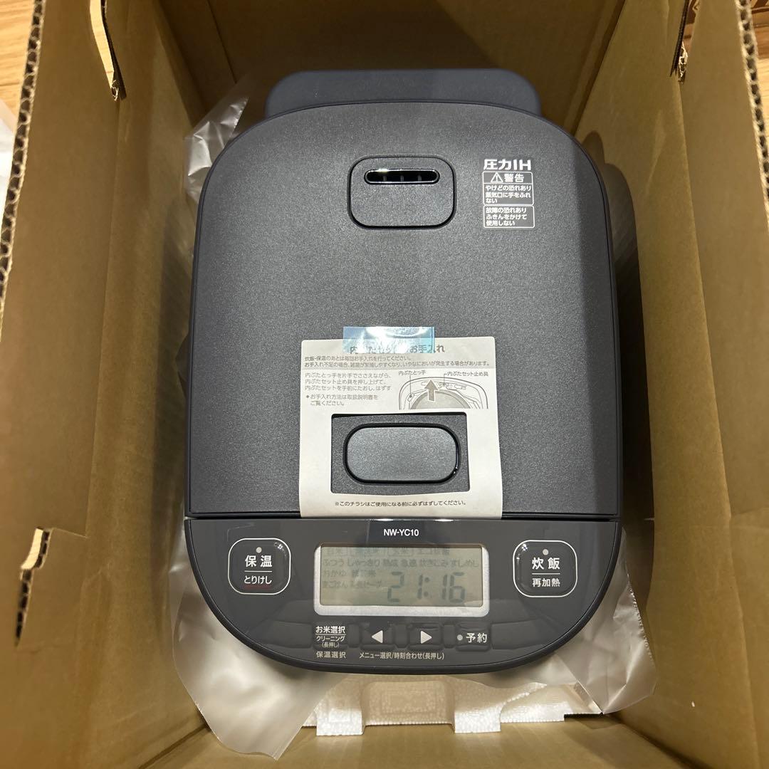 NW-YC10-BZ スレートブラック 炊飯器 1.0L