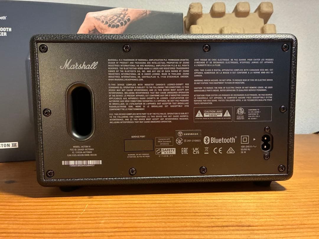 Marshall Acton III ワイヤレススピーカー ブラック 国内正規品