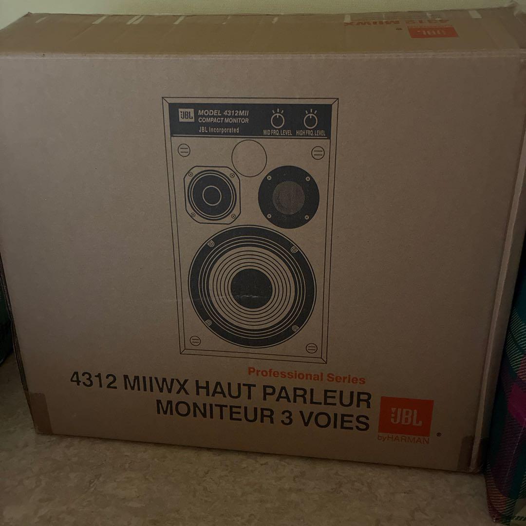 (美品 元箱付)JBL 4312M II スピーカー