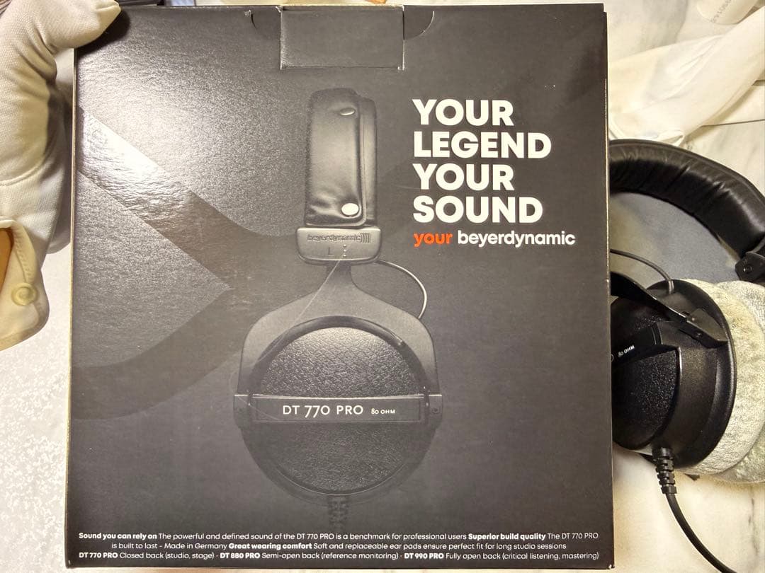 美品/Beyerdynamic DT770PRO 80Ω ヘッドフォン