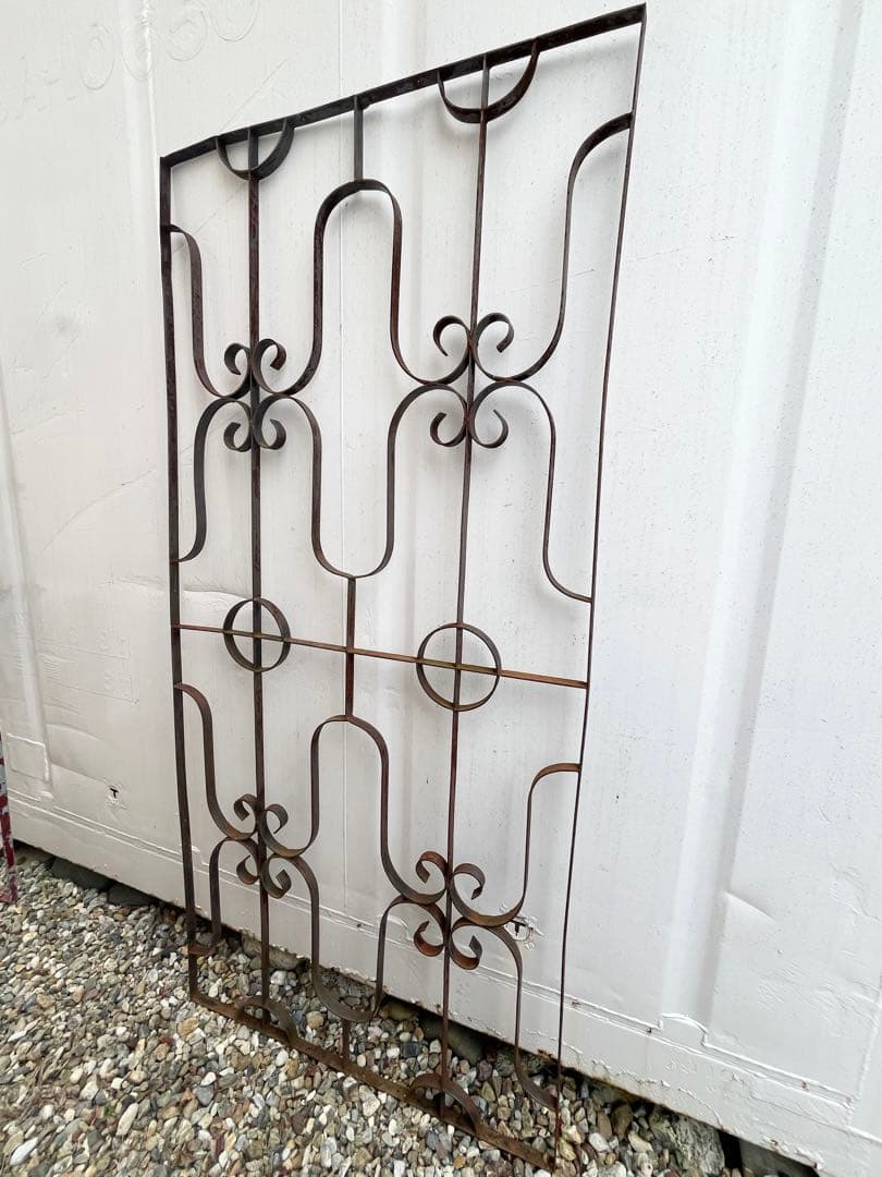 最終値下げ❗️ヴィンテージ アイアンゲート アイアンフェンス 鉄柵 門扉