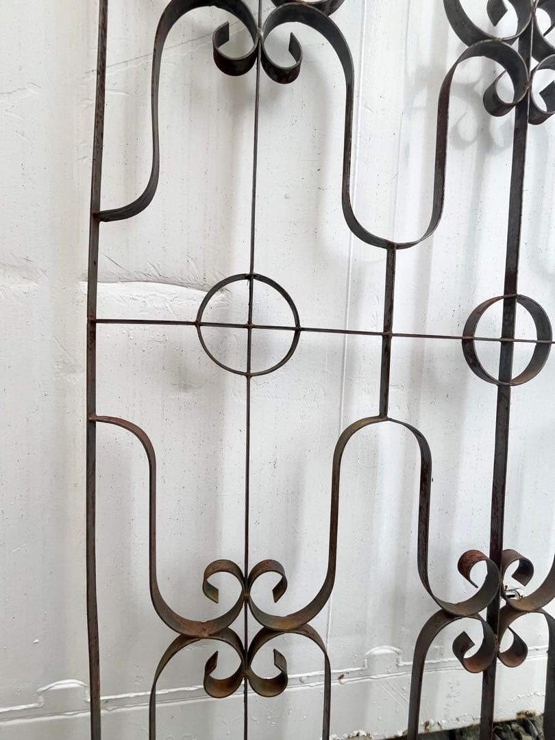 最終値下げ❗️ヴィンテージ アイアンゲート アイアンフェンス 鉄柵 門扉