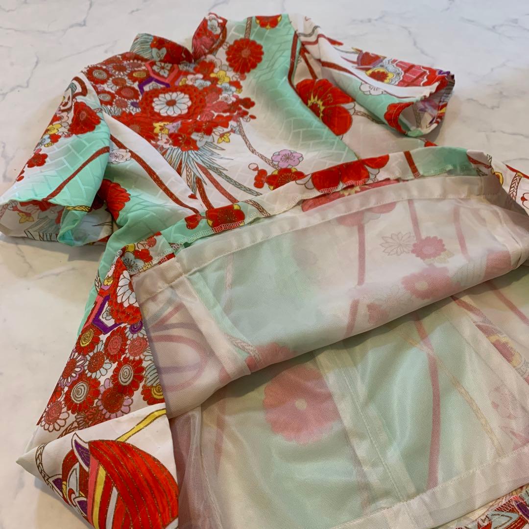 着物ワンピース