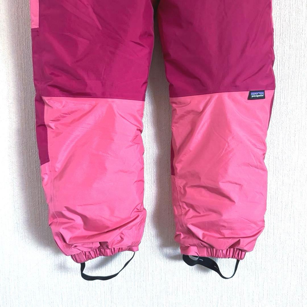 【美品】patagonia　子ども用スキーウェア　ピンク　5Tサイズ