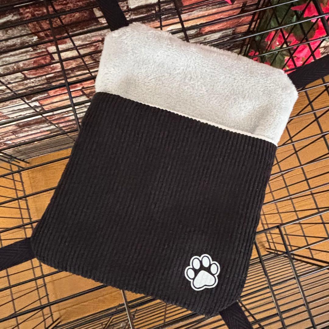 【758】小動物用シングルハンモック・お布団付き【20×25】