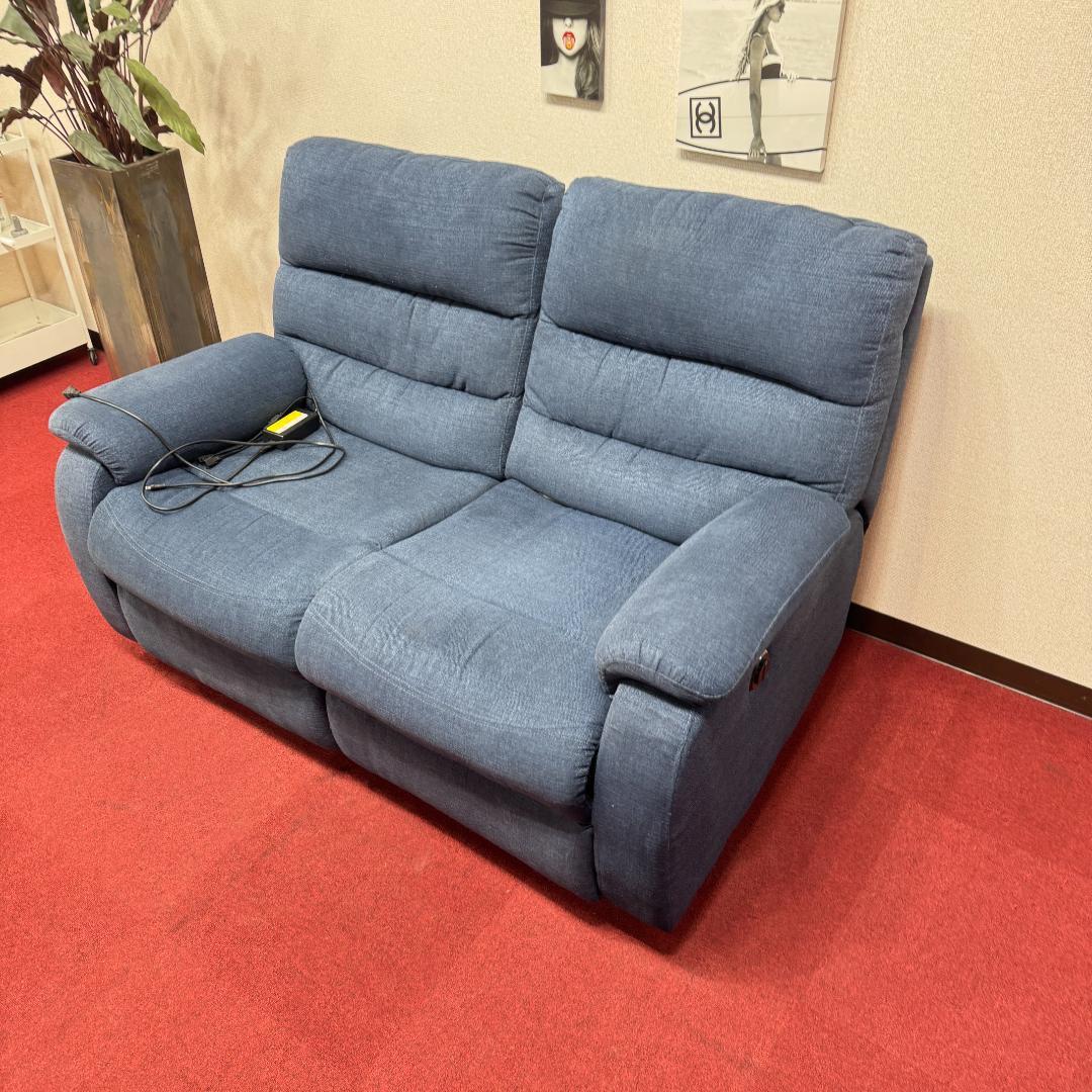 東京23区送料無料　美品2P リクライニングソファー