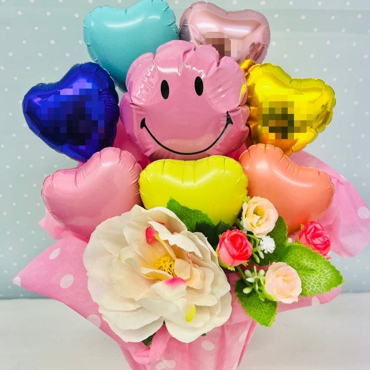 バルーンギフト　置き型　スマイリー