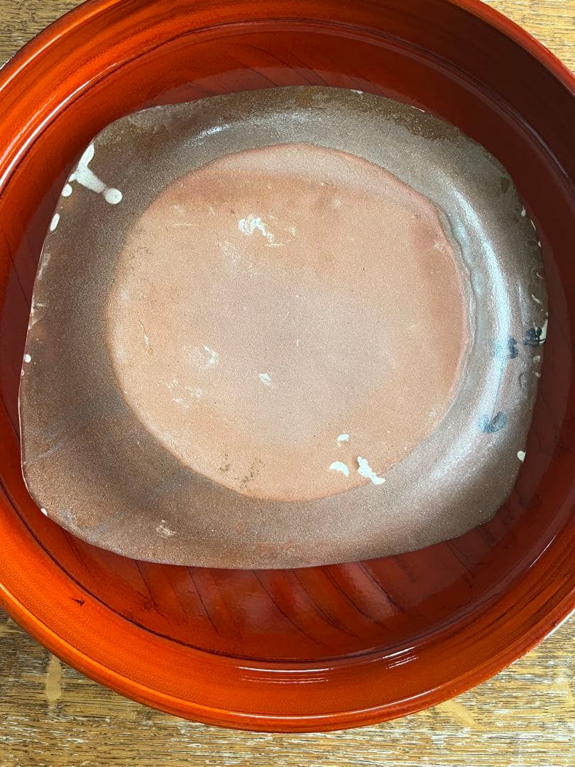 益子陶器市　作家　ムーニーともみさん　四角皿　一点物