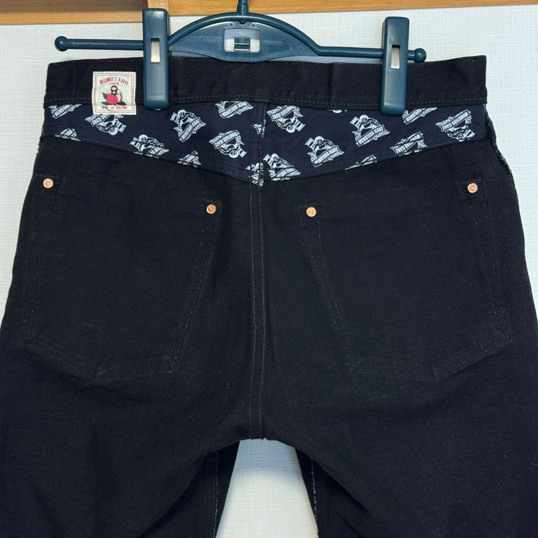 桃太郎ジーンズ　ブラック