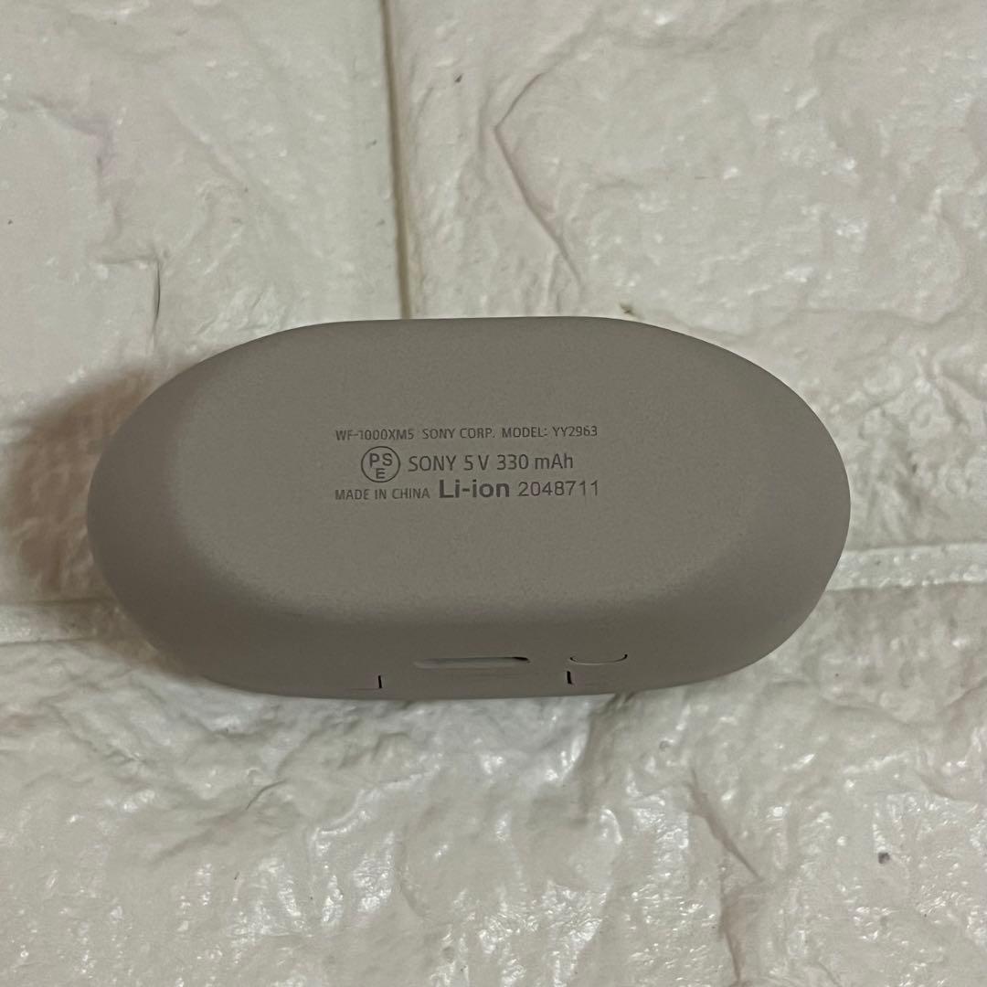 ソニー純正 WF-1000XM5 プラチナシルバー 充電ケースver5.0.2