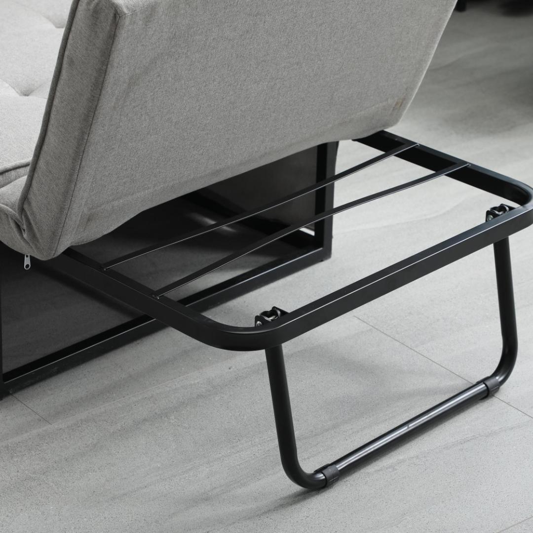 1人掛け ソファ折りたたみソファリクライニングソファ3WAYコンパクトオードマン