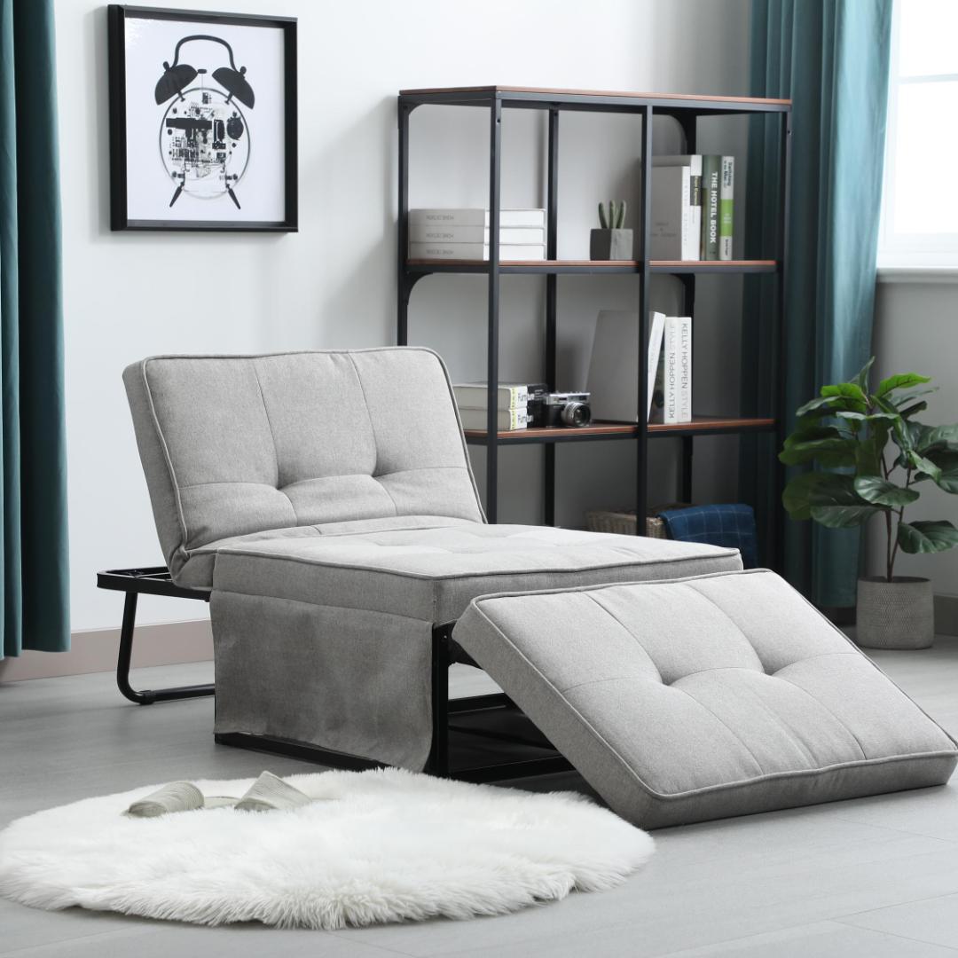 1人掛け ソファ折りたたみソファリクライニングソファ3WAYコンパクトオードマン