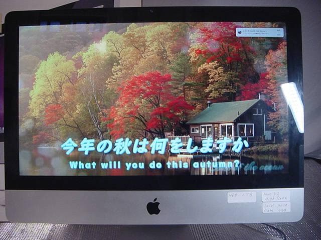 iMac OS High Sierra 21.5インチ