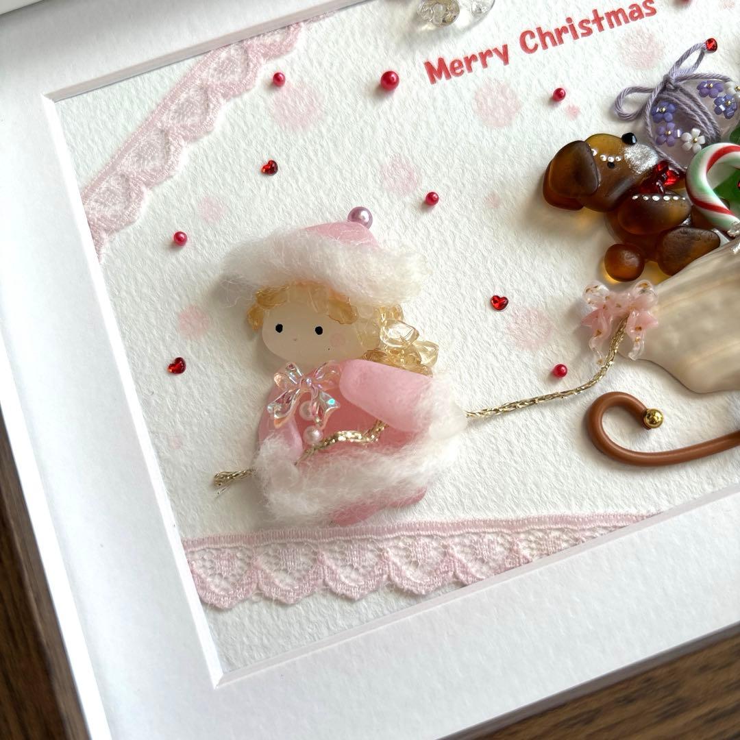 シーグラスアート❁クリスマスオーナメント❁