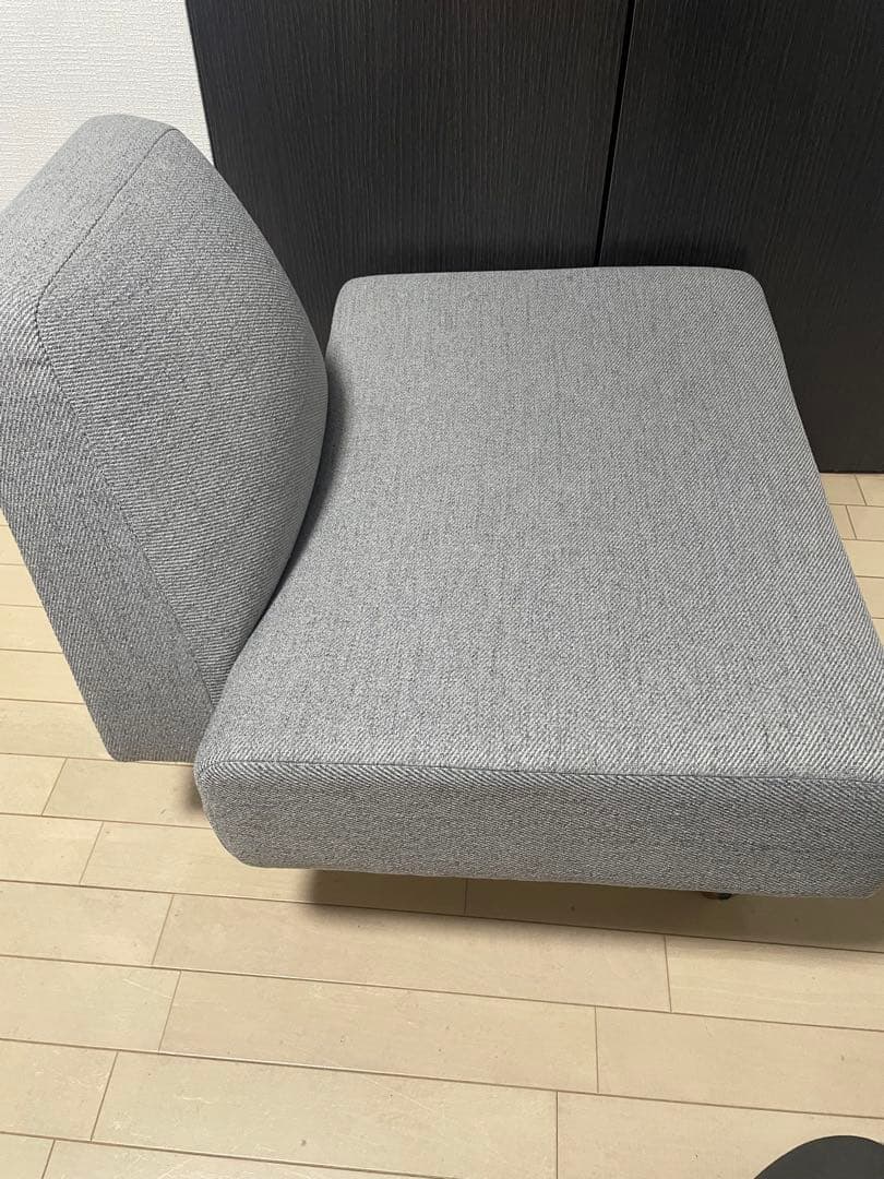 【美品】IDEE 無印良品 AO SOFA グレー 1人掛け
