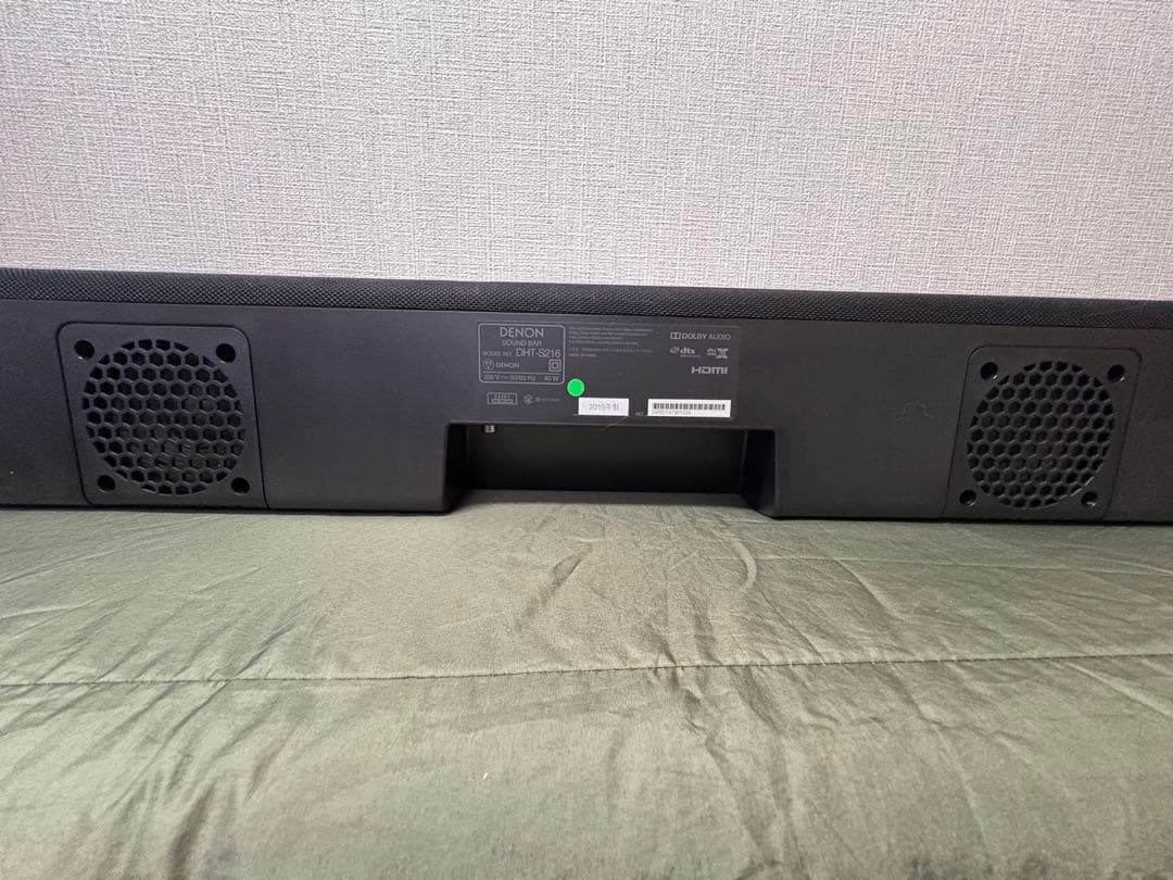 【DENON】サウンドバー DHT-S216リモコン付き