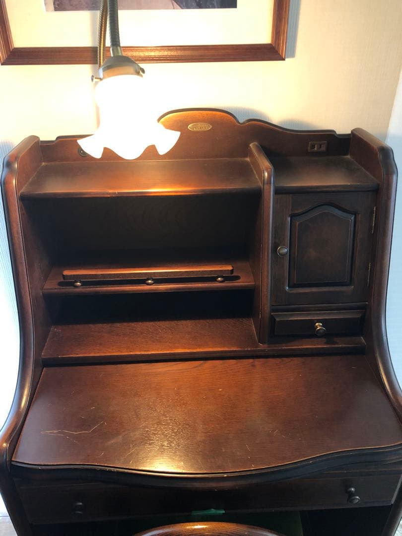 【3点セットの1 デスクミラー】アトランタ家具/ドレッサー/アンティーク