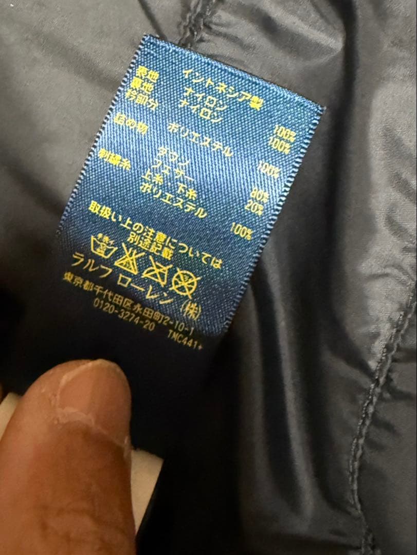 ラルフローレン　ダウンベスト　極美品