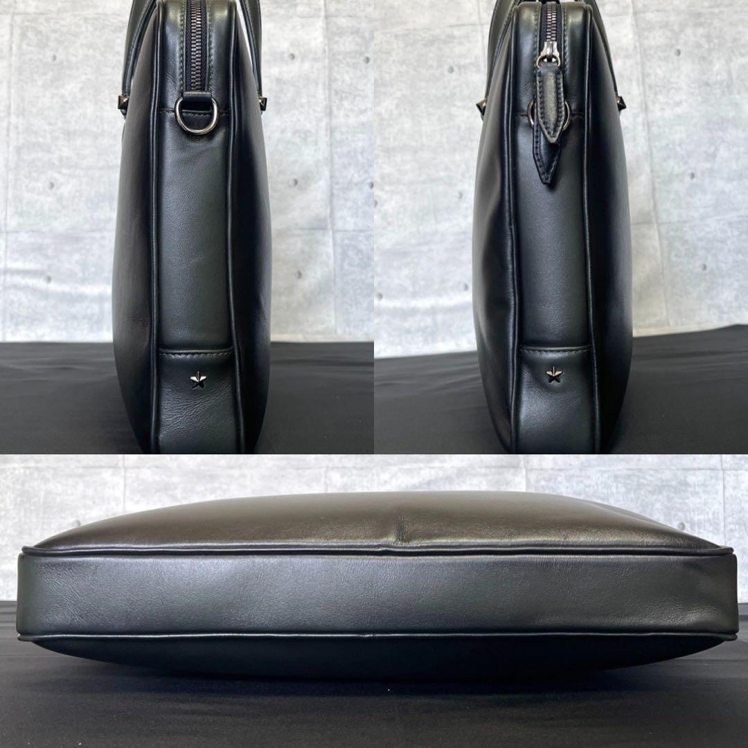 専用品JIMMY CHOO KNOX モスグリーン 2WAY ビジネスバッグ