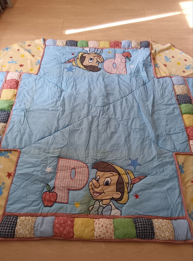 ピノキオ　ディズニー 長方形こたつ掛け布団敷き布団 　ベルメゾン