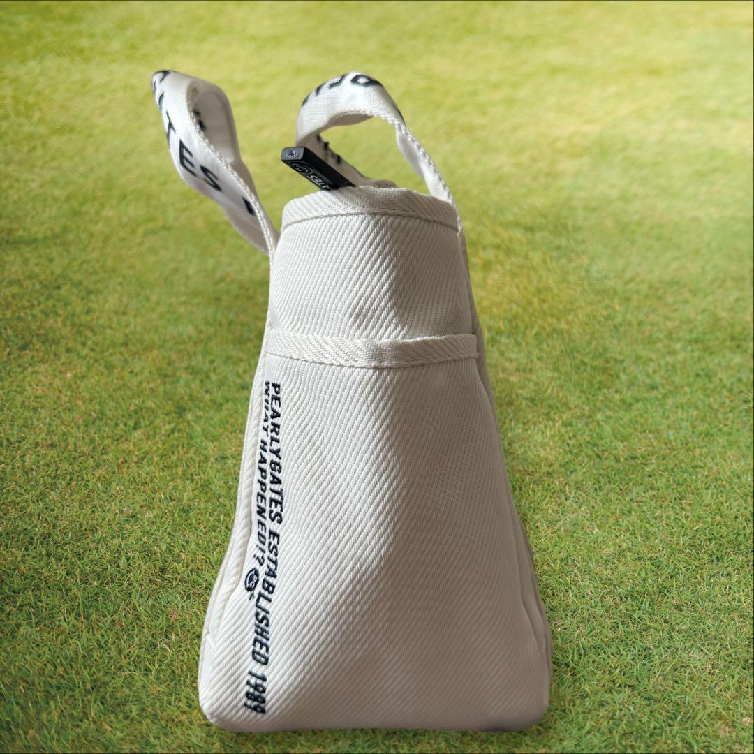 パーリーゲイツ　カートバッグ　ロッカーバッグ　トートバッグ　白　バッグ　ホワイト