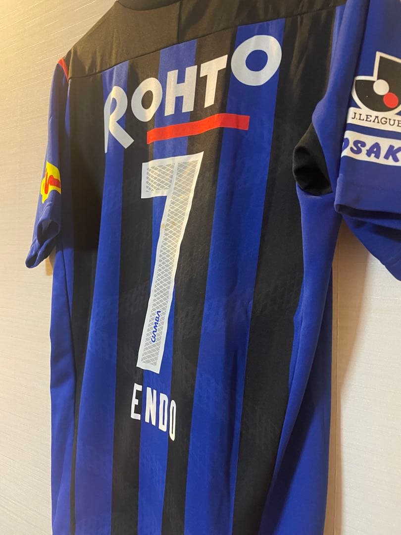 三冠シーズン　遠藤保仁　ガンバ大阪　2014 ホームユニフォーム　日本代表