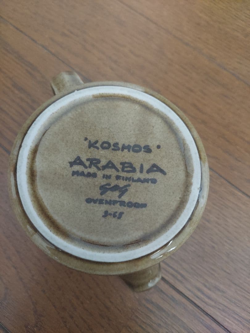 【食器棚整理】ARABIA　KOSMOS ティーポット・クリーマー・プレート