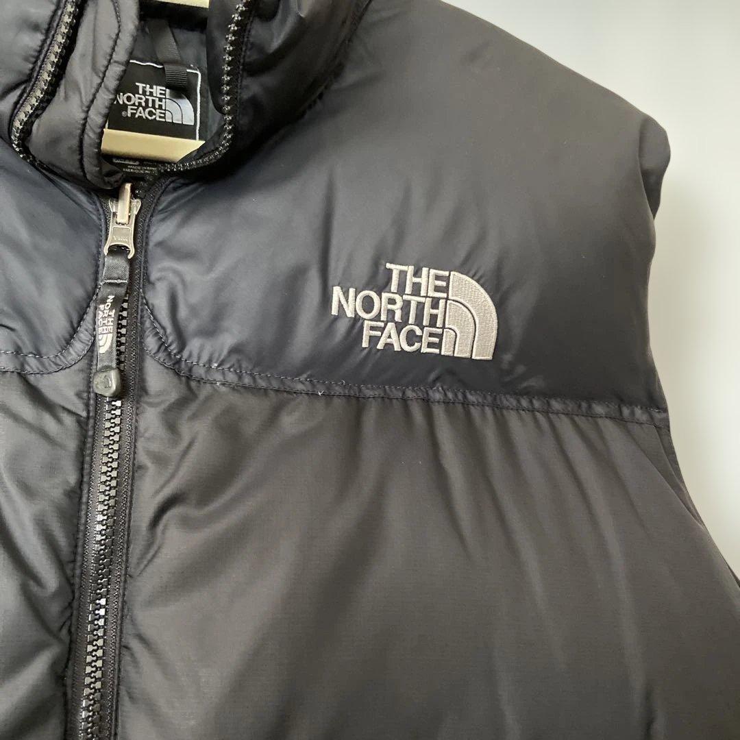‼️めちゃん‼️ノースフェイス　ヌプシ　ダウンベスト　希少‼️ センターロゴ