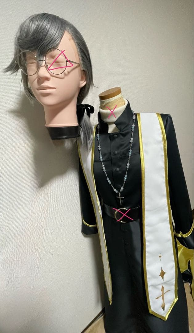 叶神父衣装コスプレ自作Sサイズ相当