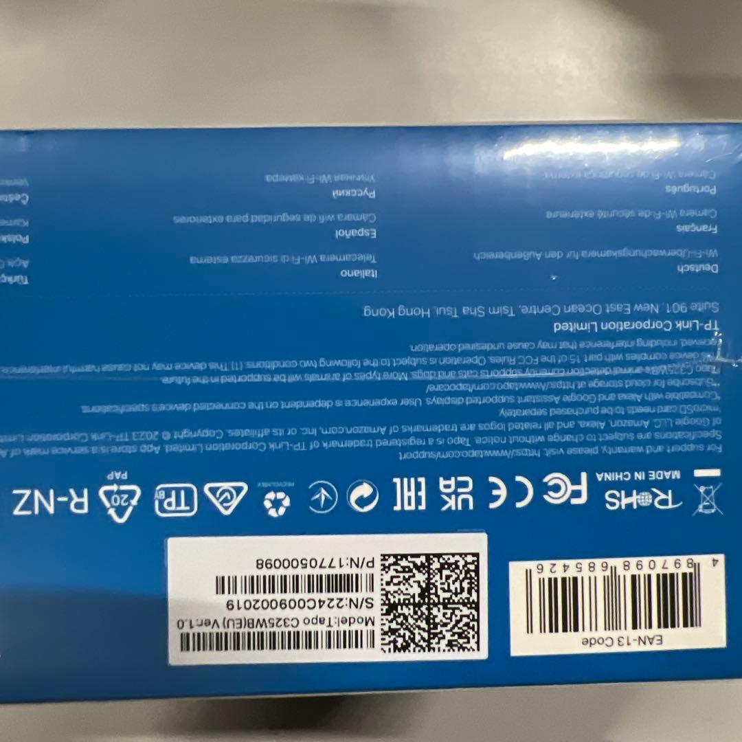 新品未使用・未開封 Tapo tp-link C325WB タポ防犯カメラ