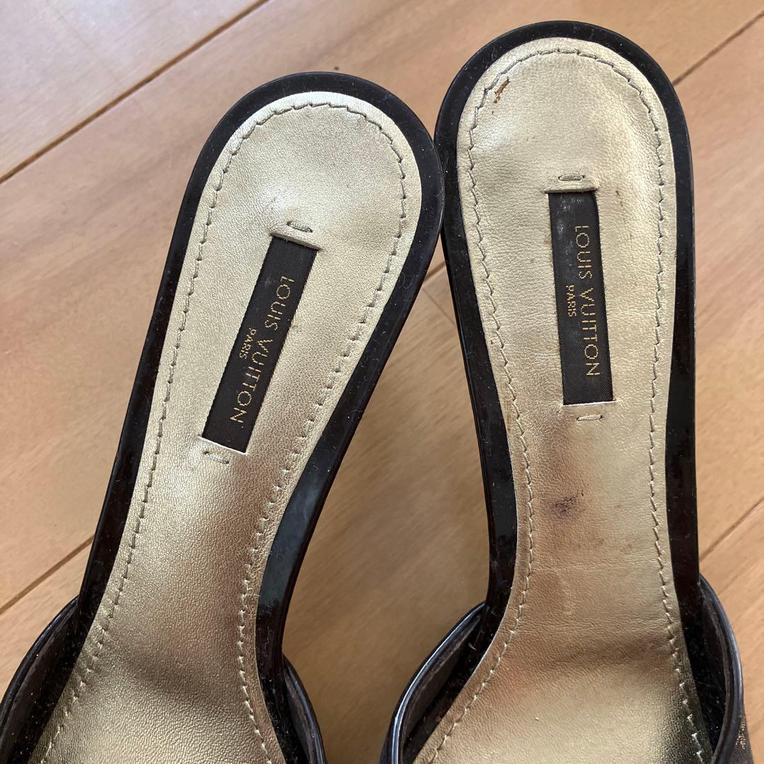 Louis Vuitton サンダル モノグラム柄　ダークブラウン