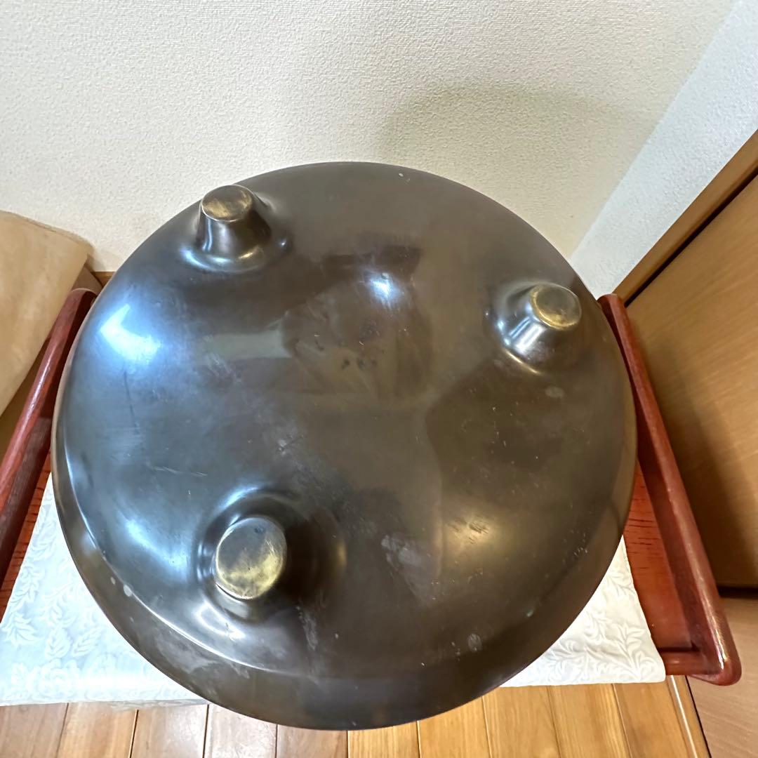 ♦︎未使用品♦︎ 唐銅？ 面取り風炉　風炉