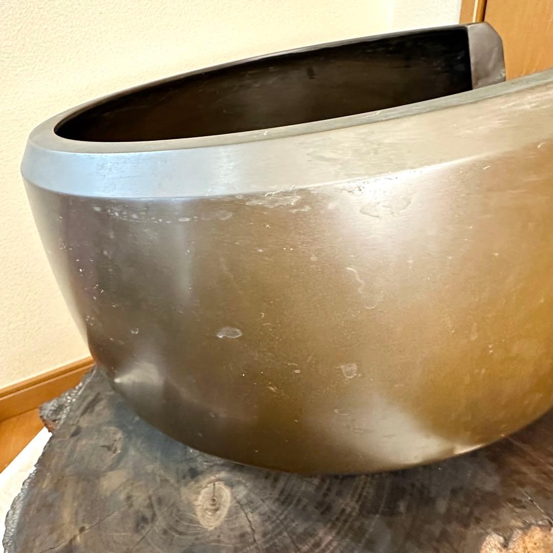 ♦︎未使用品♦︎ 唐銅？ 面取り風炉　風炉