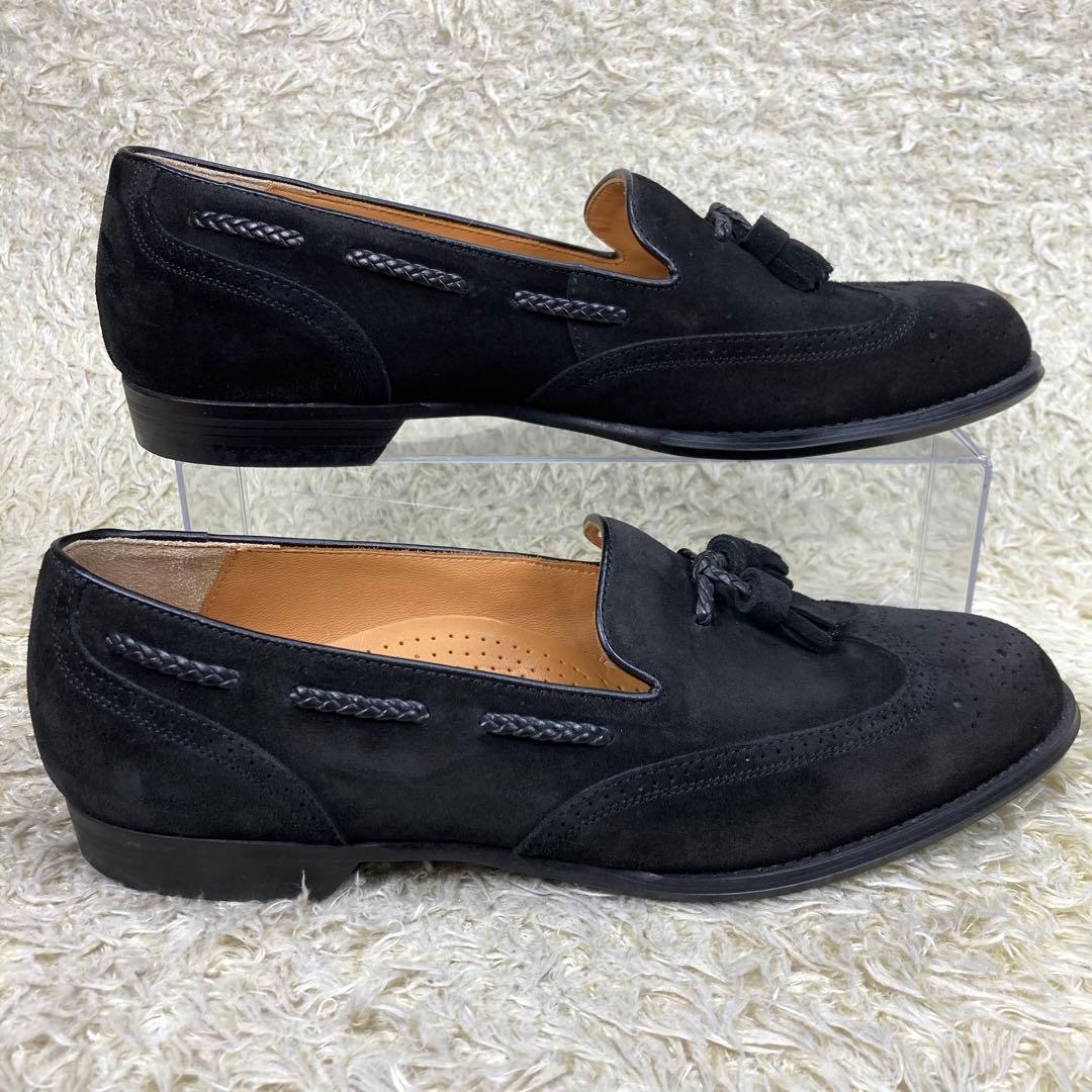 『美品』REGAL リーガル タッセルローファー スリッポン ブラック レザー