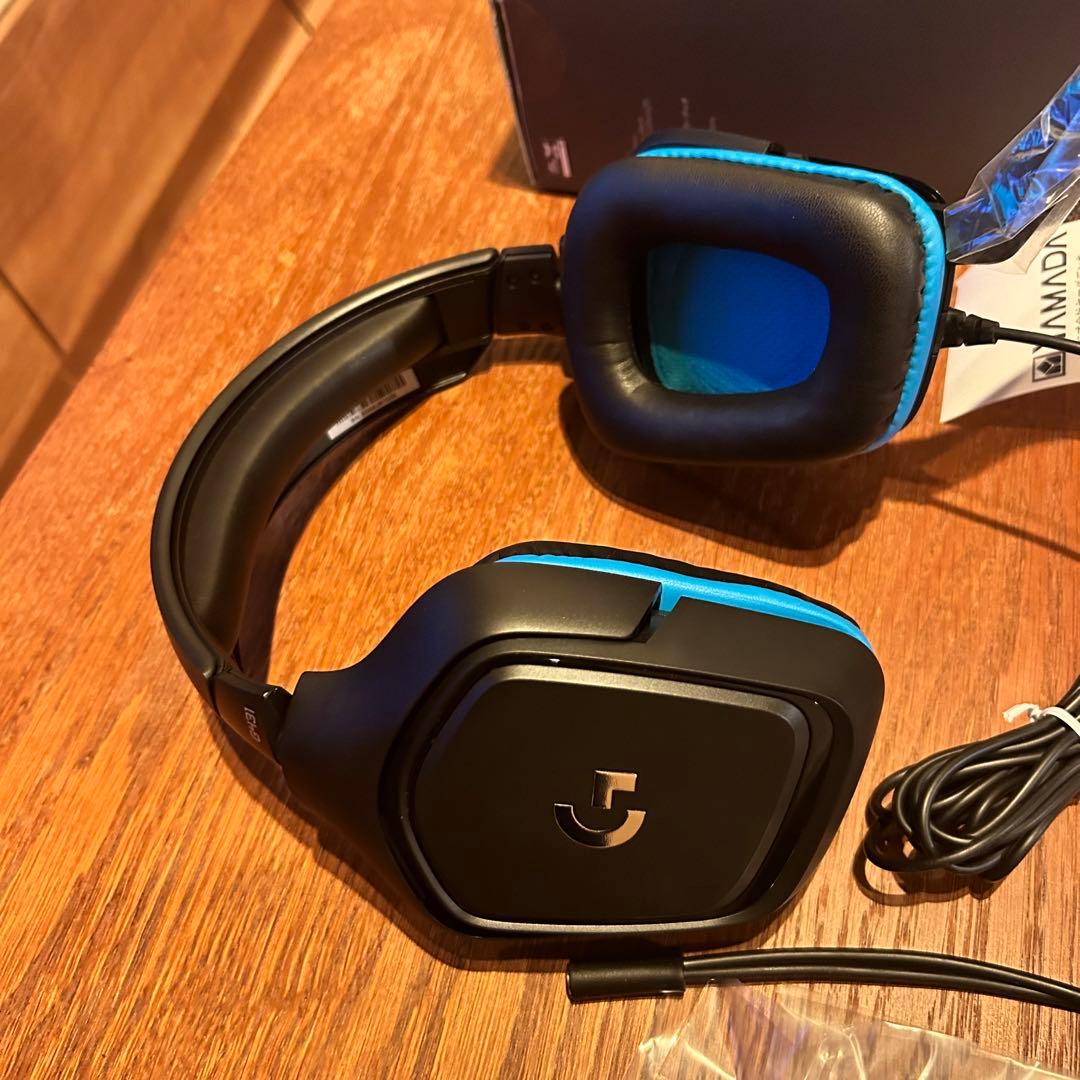 【ほぼ新品】Logitech G431 ゲーミングヘッドセット