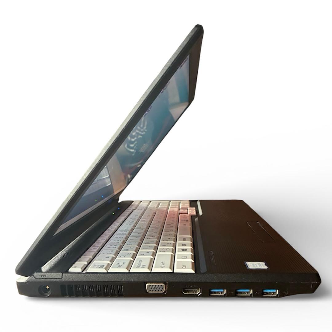 【美品】富士通 Lifebook A579 大容量SSD476GB 白キーボード