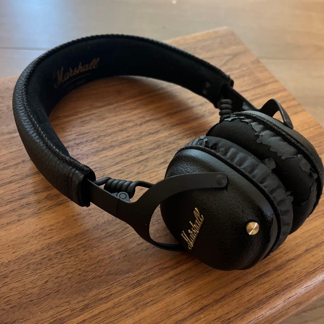 Marshall Mid ANC オンイヤヘッドホン ワイヤレス 黒