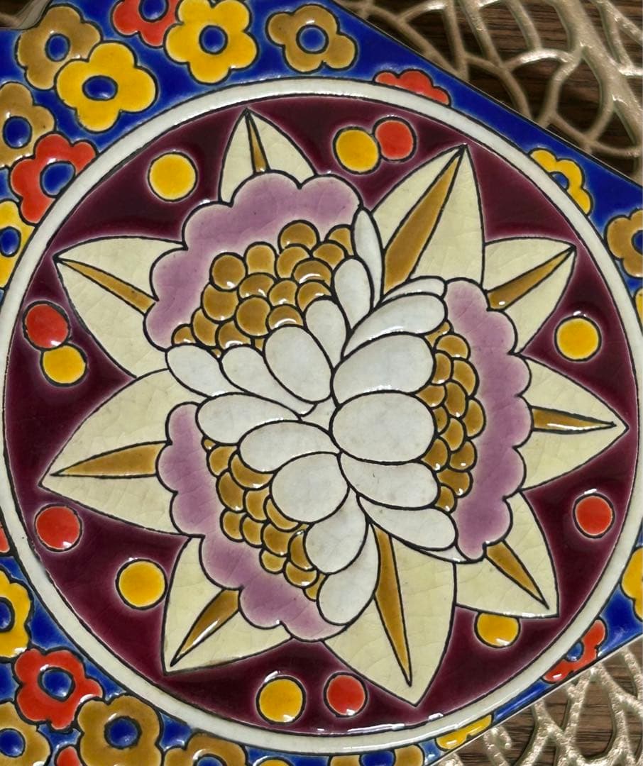 Longwy フランス製 手描エナメル彩色(ロングイ)