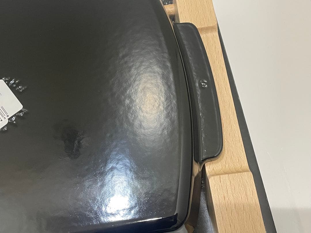 【新品】ストウブ　ステーキプレート　ブラック