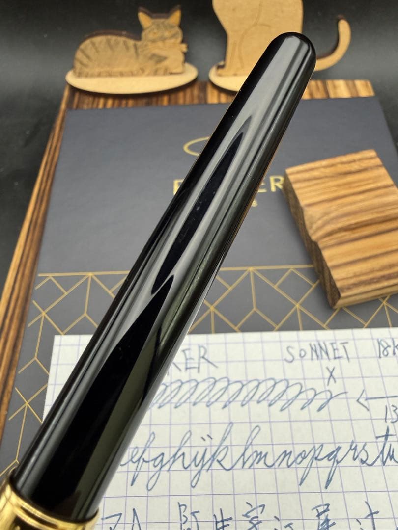 PARKER 万年筆 ソネット ラックブラックGT 18K X
