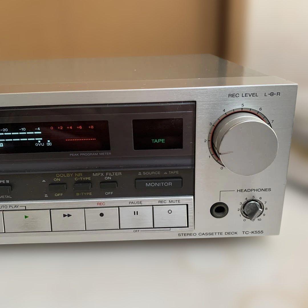 美品 SONY TC-K555 カセットデッキ