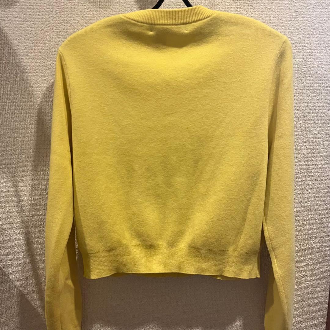 caban コットンカシミアクルーネックカーディガン