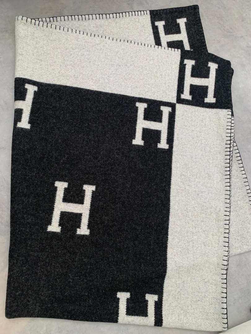 ★本日のみ大幅値下げ★　エルメス　ブランケット　アヴァロン　毛布　車　インテリア