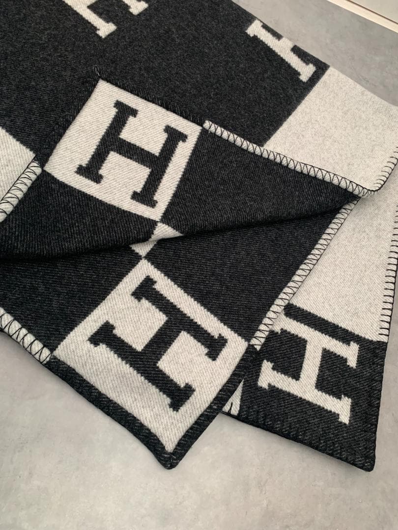 ★本日のみ大幅値下げ★　エルメス　ブランケット　アヴァロン　毛布　車　インテリア