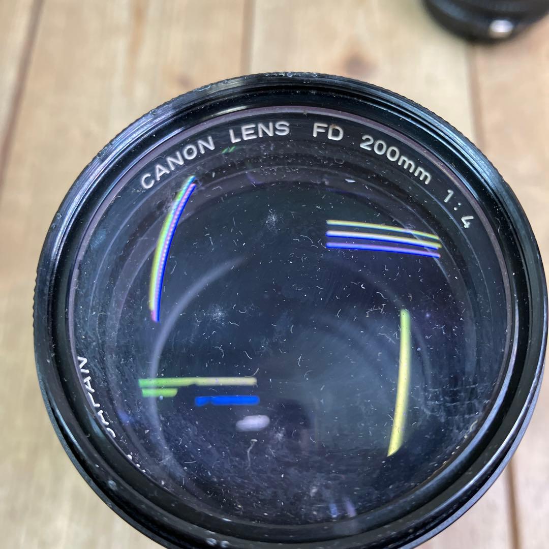 A-壁 Canon AV-1 フィルムカメラ レンズ2本セット アルミケース付