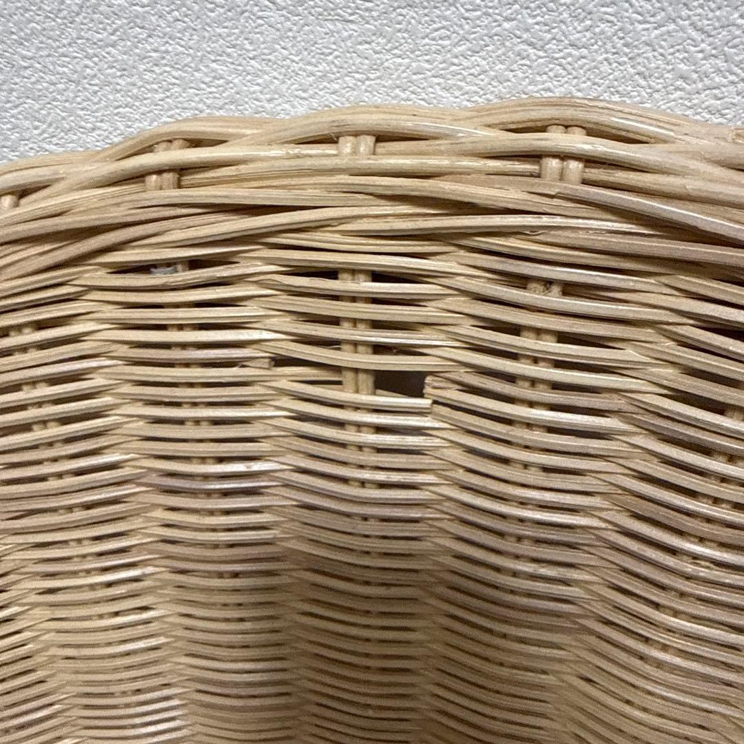 【良品】関家具 フロアチェア 座椅子 ラタン ２脚セット